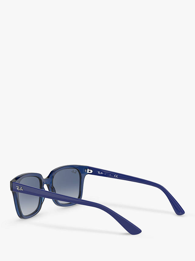 Ray-Ban Junior RJ9071S Unisex Square Sunglasses, Blue/Blue Gradient