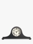 Newgate Clocks Time Machine Silent Sweep Roman Numerals Analogue Mantel Clock, Grey