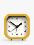 Jones Clocks Bob Analogue Alarm Clock, Yellow