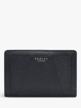 Radley Wood Street 2.0 Medium Leather Zip-Top Purse, Black