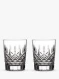 Waterford Crystal Lismore Double Old Fashioned Cut Glass Tumblers, Set of 2, 354ml, Clear