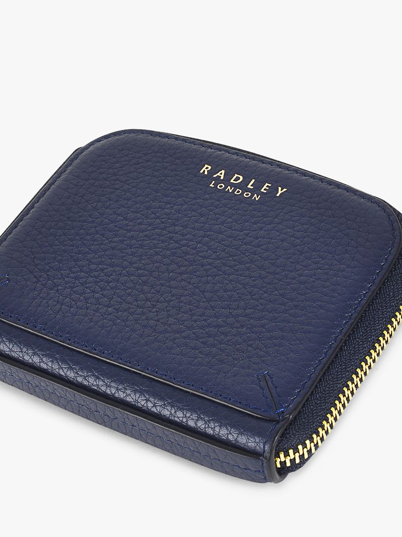 Radley Dukes Place Leather Cross Body Bag, Ink at John Lewis