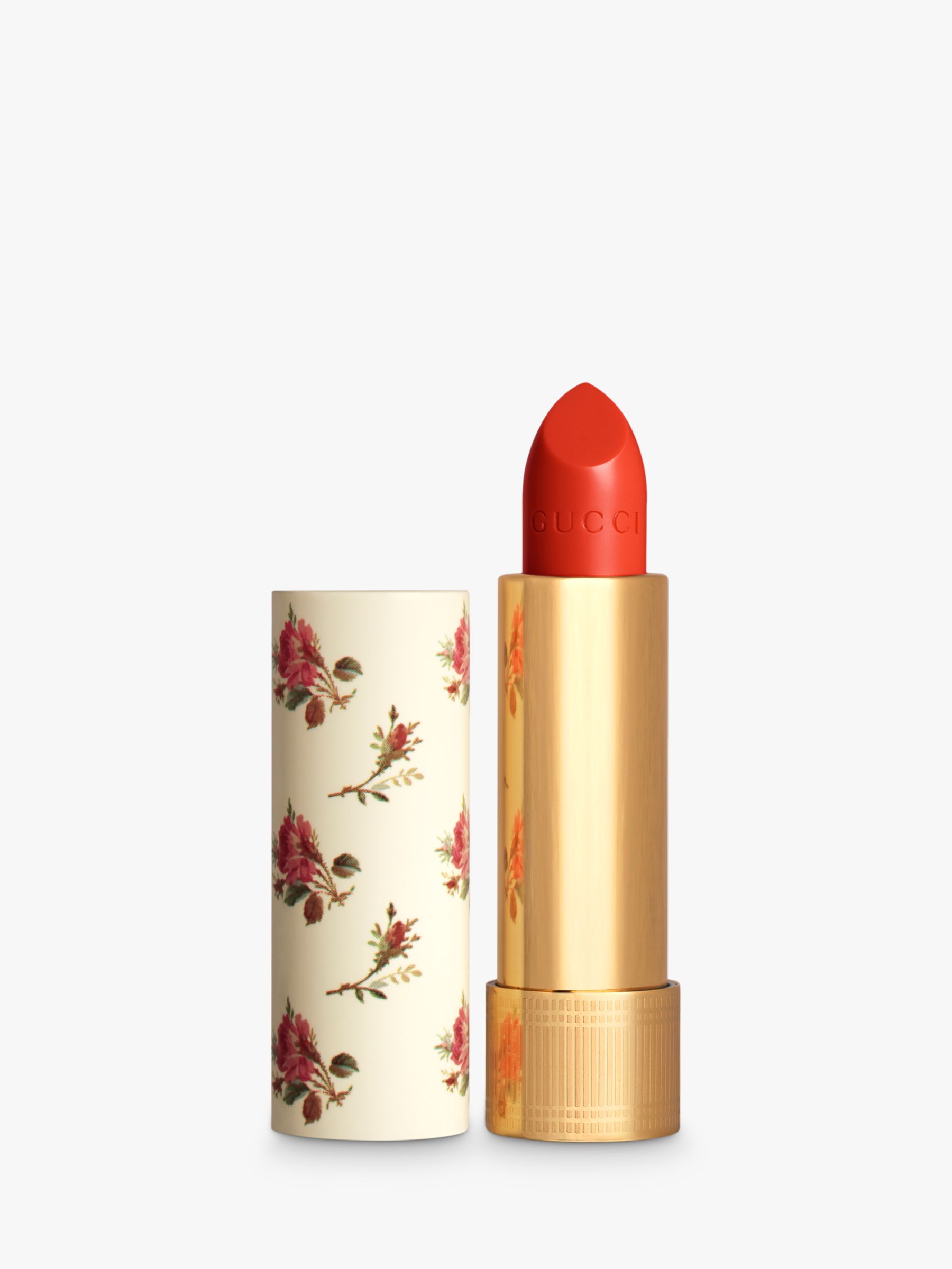 Gucci Rouge À Lèvres Voile Lipstick, 302 Agatha Orange 1