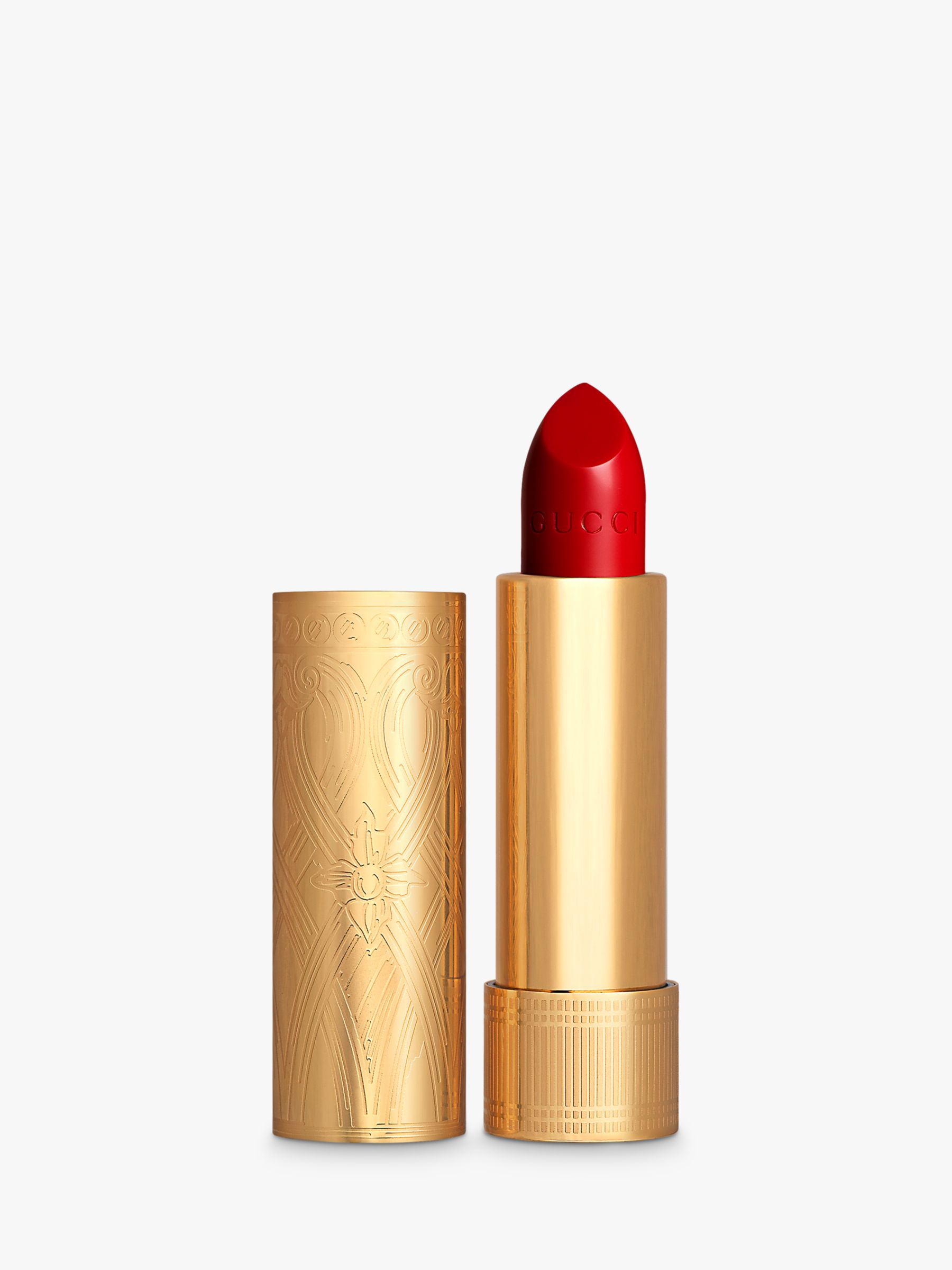 Gucci Rouge À Lèvres Satin Lipstick, 502 Eadie Scarlet 1
