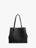 CHARLES & KEITH Extra Large Faux Leather Tote Bag, Black