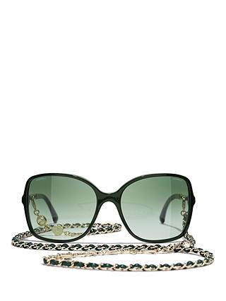 CHANEL Square Sunglasses CH5210Q Green
