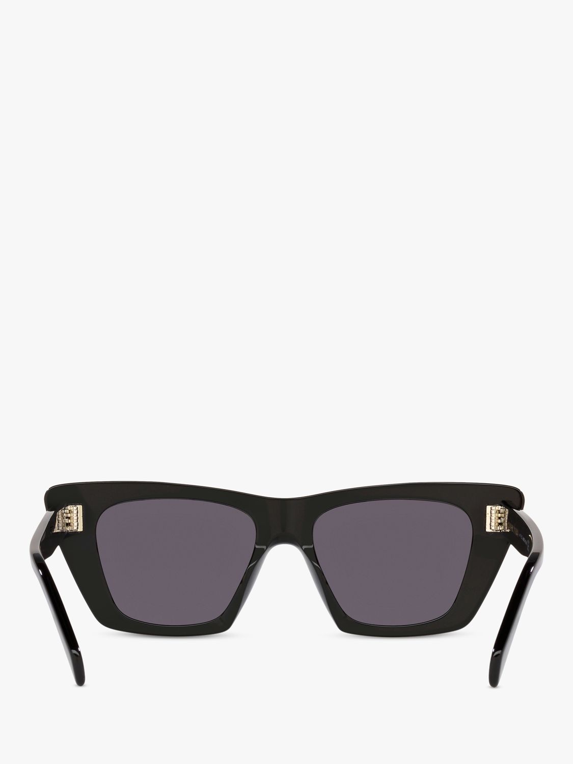 Celine CL40187I Women's Cat's Eye Sunglasses, Black/Grey