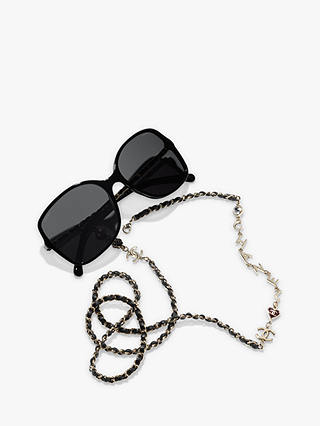 CHANEL Square Sunglasses CH5210Q Black/Grey