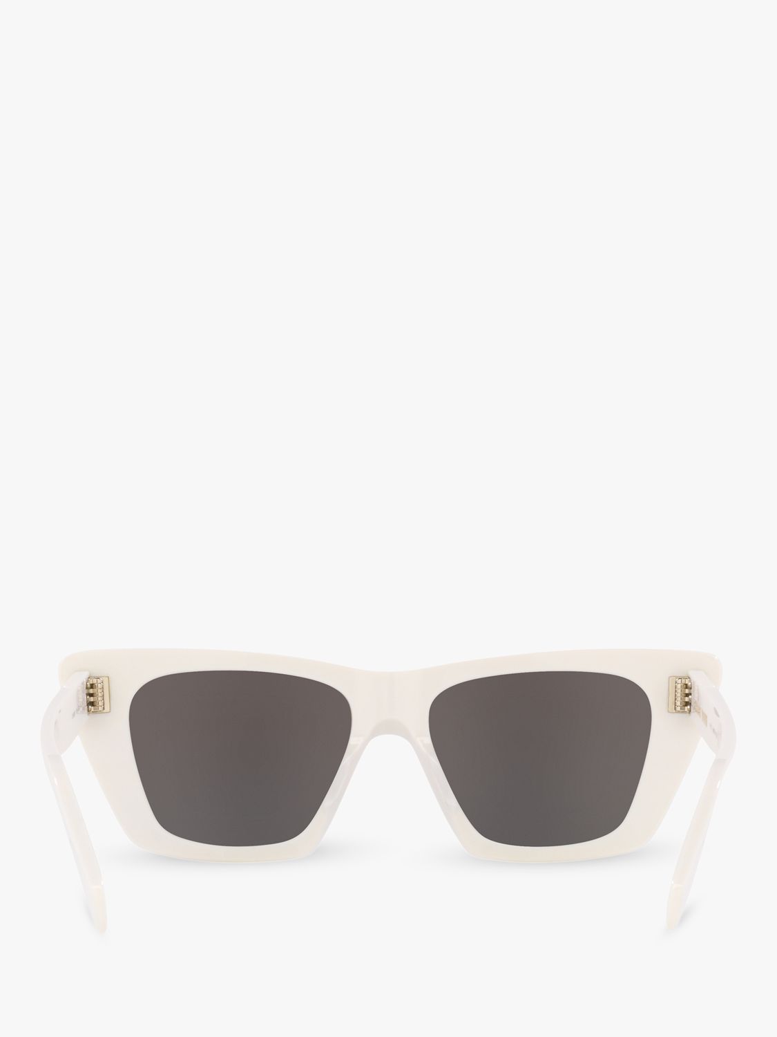 Celine CL40187I Women's Cat's Eye Sunglasses, Ivory/Grey