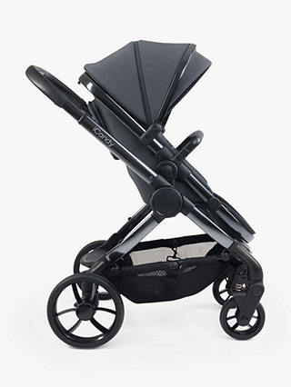 iCandy Peach 7 Pushchair & Accessories with Maxi-Cosi Pebble 360 Pro Baby Car Seat and Base Bundle, Truffle/Essential Black