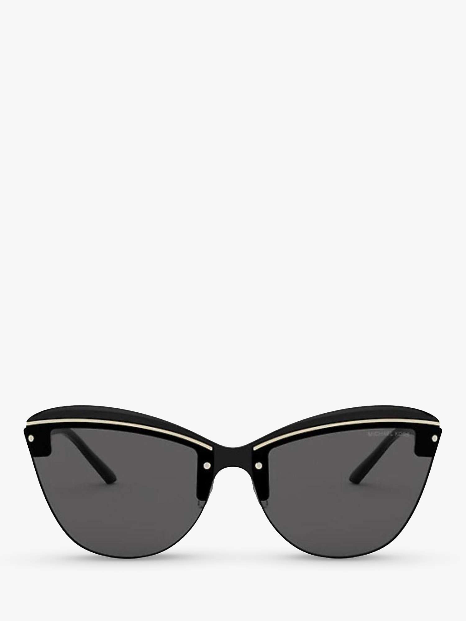 Buy Michael Kors MK2113 Women's Cat's Eye Sunglasses, Black/Grey Online at johnlewis.com