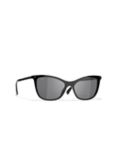 CHANEL Cat's Eye Sunglasses CH5437Q Black/Grey