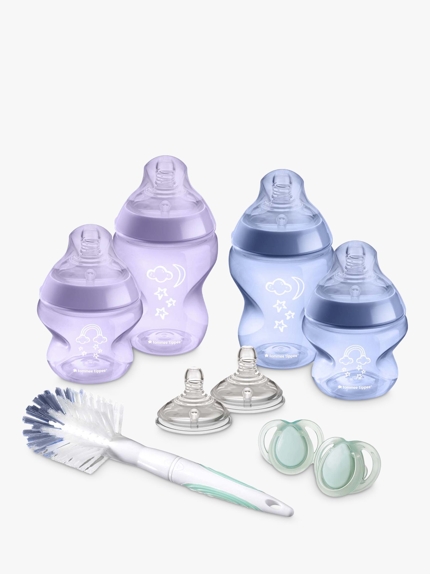 Tommee Tippee Closer to Nature Baby Bottle Newborn Starter Kit, Pink