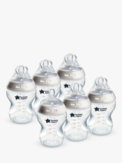 Tommee Tippee Closer to Nature Anti-Colic Baby Bottles with Slow