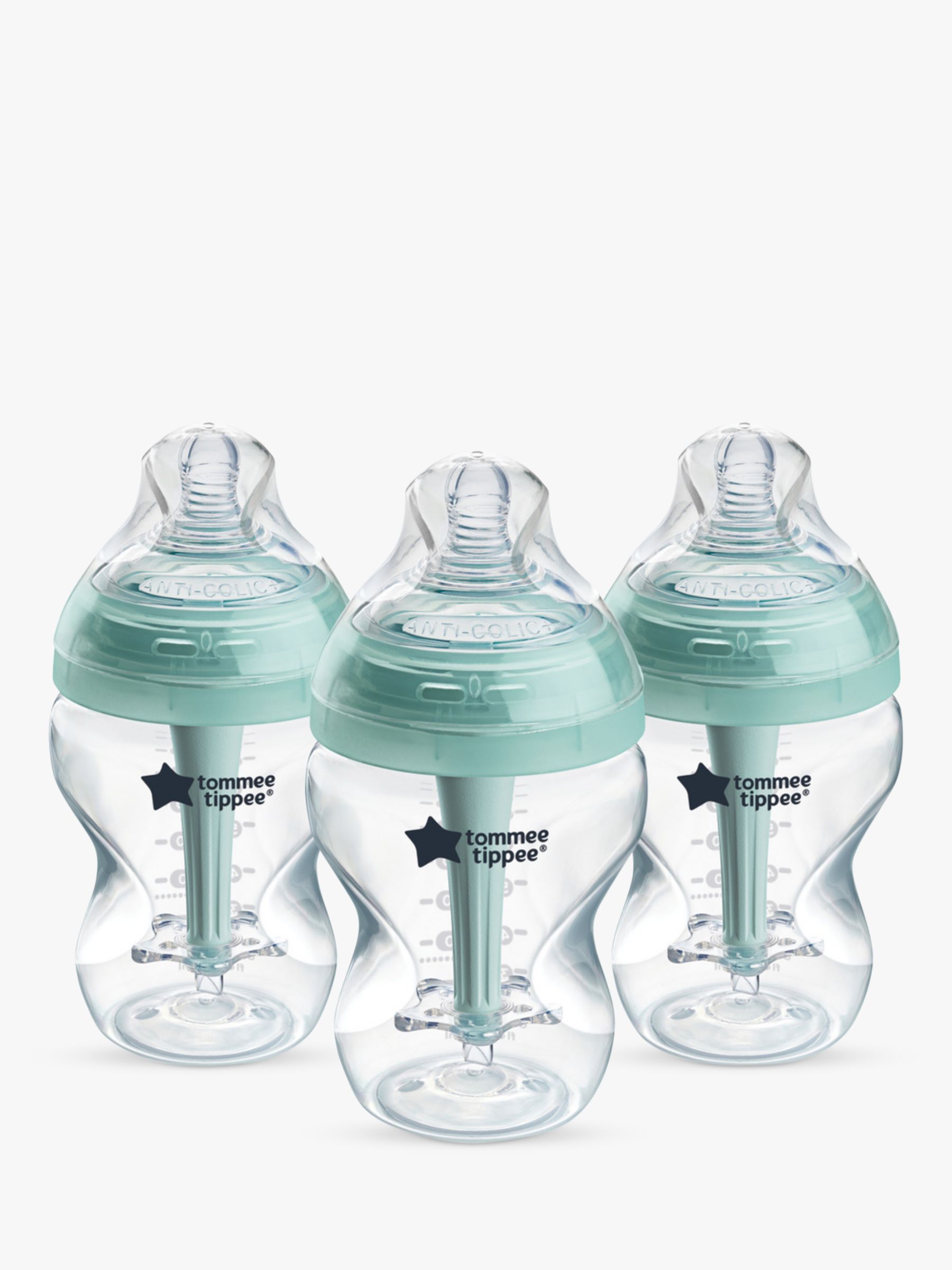 Tommee Tippee Advanced Anti-Colic Baby Bottles with Slow Flow Teats ...