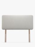 John Lewis Sonning Upholstered Headboard, Double, Relaxed Linen Putty