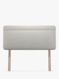 John Lewis Theale Upholstered Headboard, Double, Relaxed Linen Putty