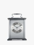 Acctim Althorp Roman Numeral Quartz Radio Controlled Carriage Mantel Clock, Silver