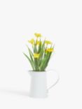 John Lewis & Partners Metal Jug with Daffodils