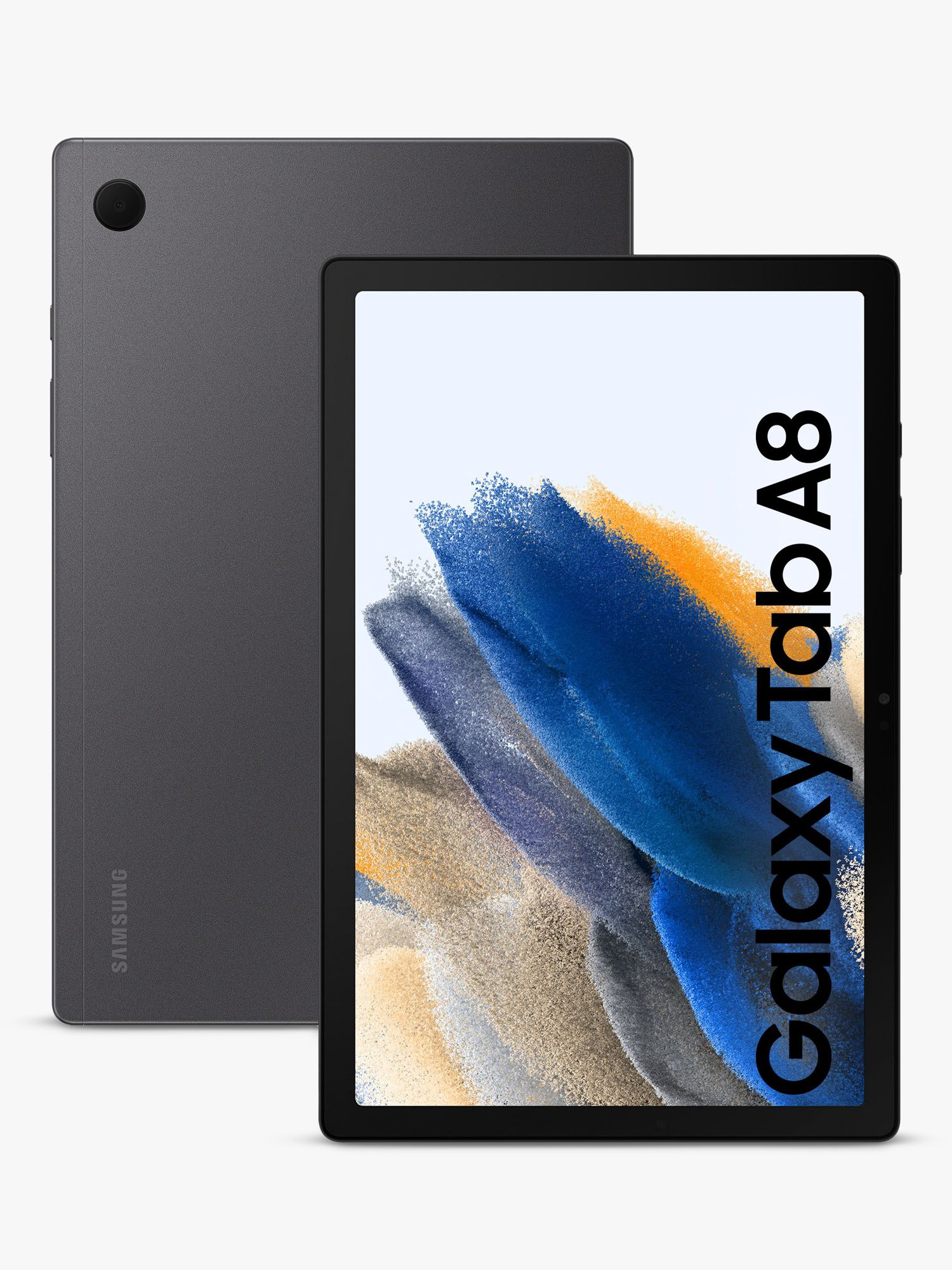 charla Buscar Roux Samsung Galaxy Tab A8 Tablet, Android, 3GB RAM, 32GB, Wi-Fi, 10.5", Graphite