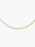 IBB 18ct Gold Forzatina Chain Necklace, Gold