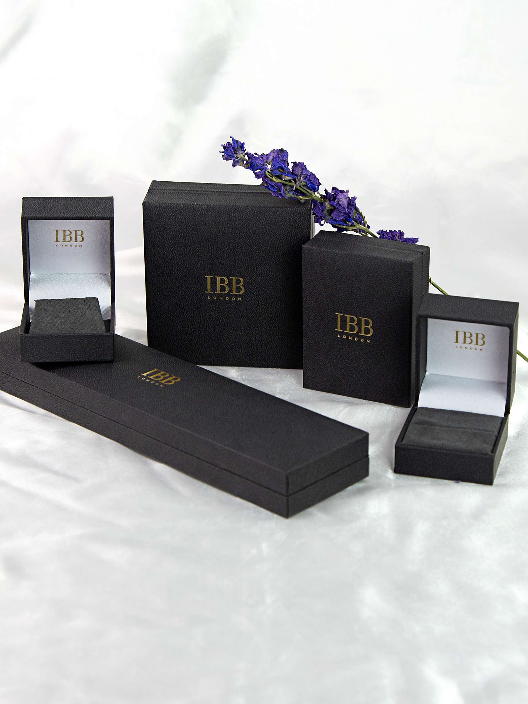 Buy IBB 9ct Gold Diamond Cut Flat Curb Chain Bracelet, Gold Online at johnlewis.com