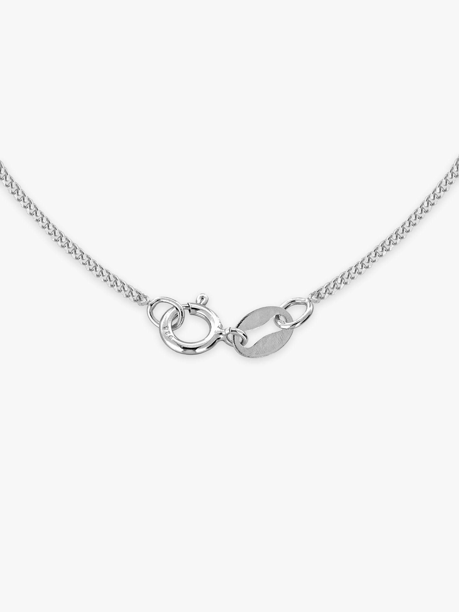 Buy IBB Sterling Silver Cubic Zirconia Swirl Earrings & Necklace Gift Set, Silver Online at johnlewis.com
