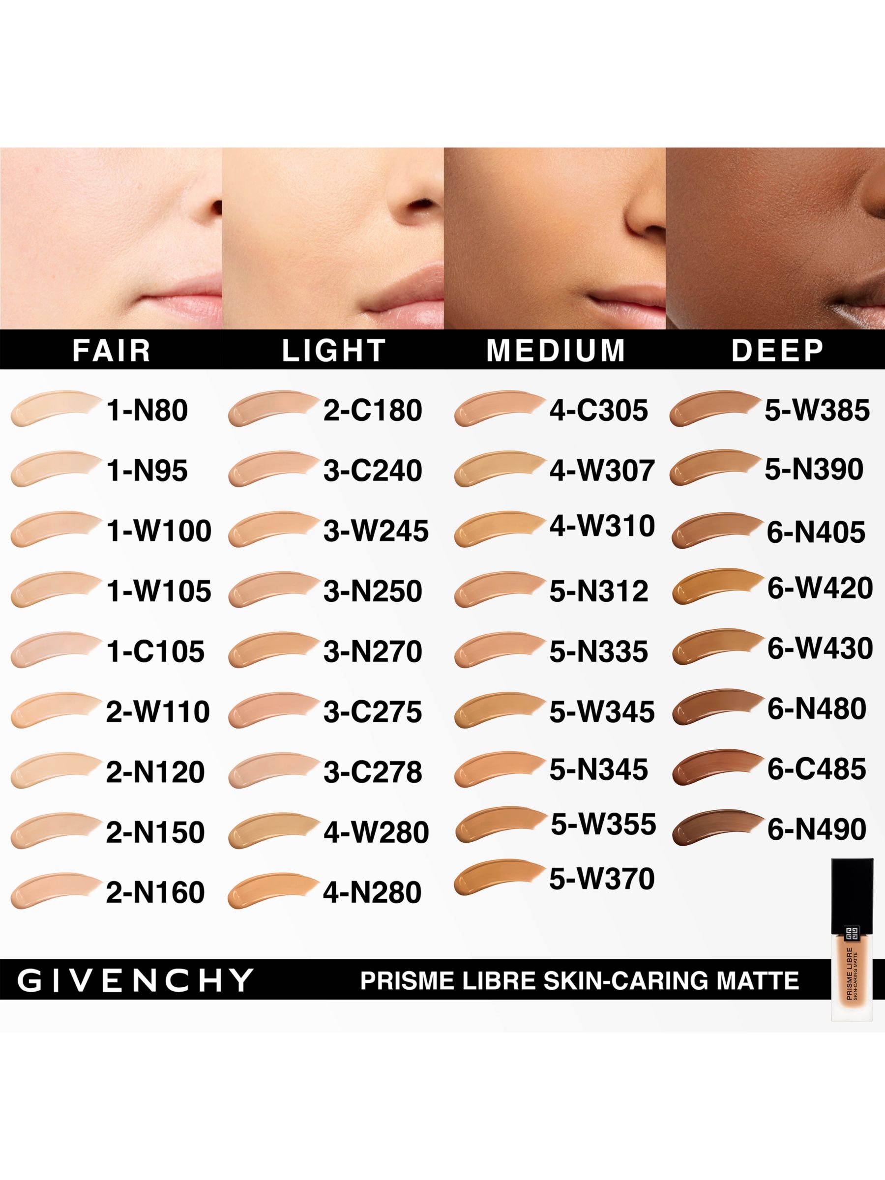 Givenchy Prisme Libre Skin-Caring Matte Foundation, 1-N80 6