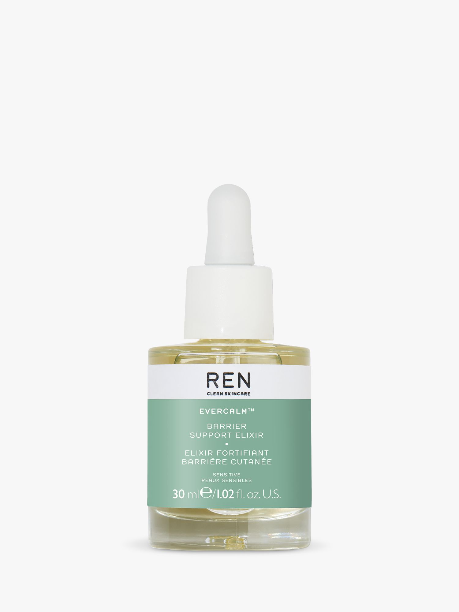 REN Clean Skincare Evercalm Barrier Support Elixir, 30ml 1