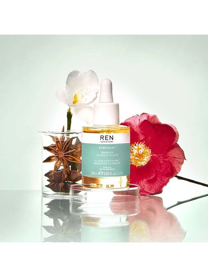 REN Clean Skincare Evercalm Barrier Support Elixir, 30ml 2