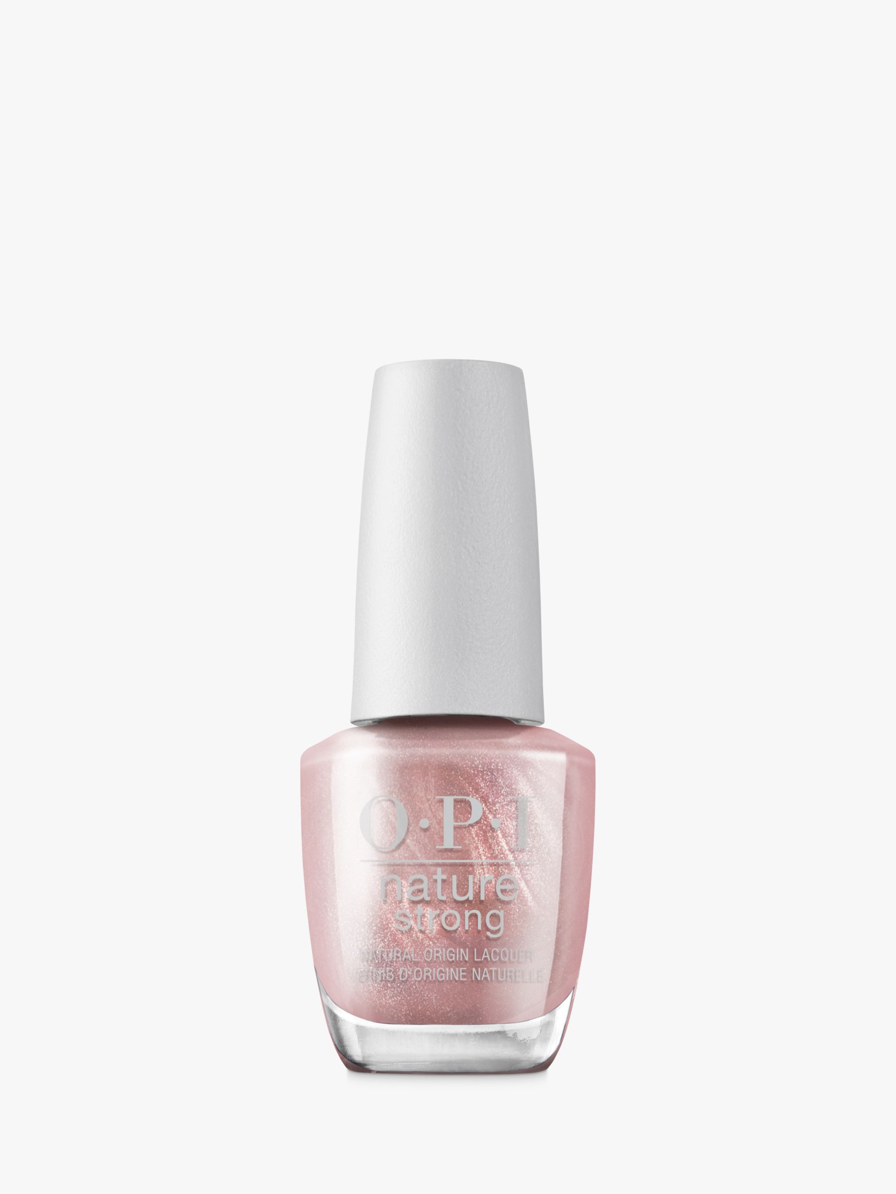 OPI Nature Strong Nail Lacquer, Intentions are Rose Gold 1
