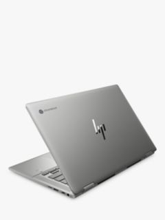 HP x360 14c-cc0004na Convertible Chromebook Laptop, Intel Core i5 Processor, 8GB RAM, 256GB SSD, 14" Full HD Touchscreen, Mineral Silver