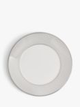 Wedgwood Gio Platinum Fine Bone China Side Plate, 20.6cm, White