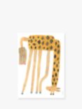 OYOY x Moira Frith Large Giraffe Poster, 70 x 55cm, Yellow