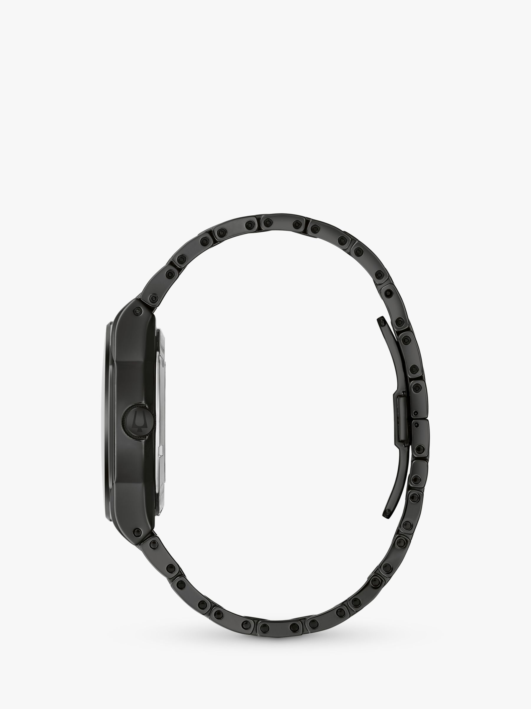 Buy Bulova 98A291 Men's Modern Millennia Automatic Bracelet Strap Watch, Black Online at johnlewis.com