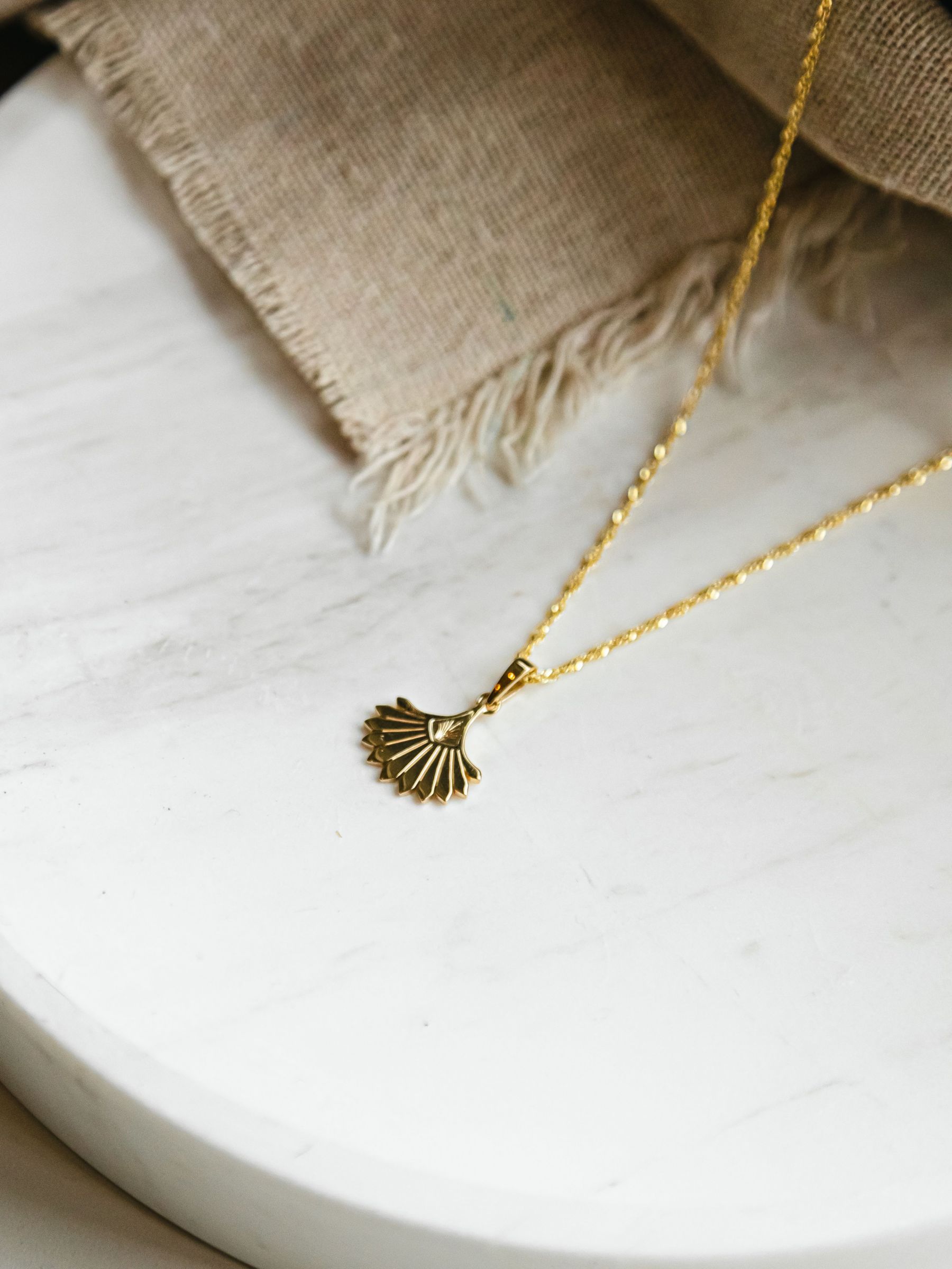 Buy Daisy London Palms Collection Open Palm Pendant Necklace, Gold Online at johnlewis.com