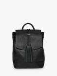 Celtic & Co. Leather Tassel Backpack, Black