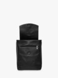 Celtic & Co. Leather Tassel Backpack, Black