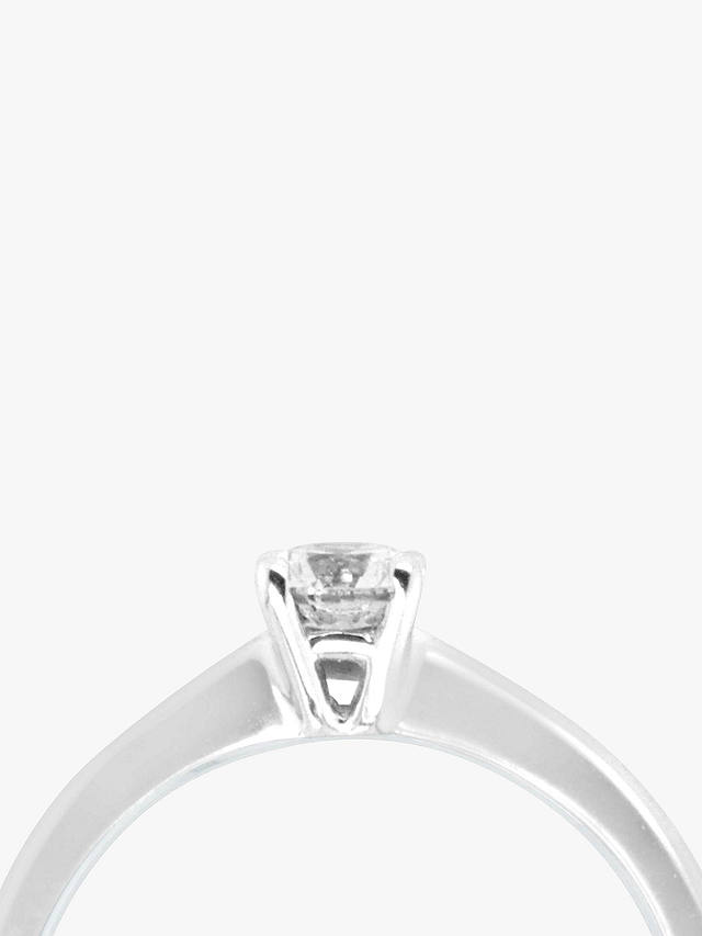 Milton & Humble Jewellery Second Hand 18ct White Gold Solitaire Diamond Ring, Dated 2015