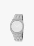Gucci YA163407 Unisex Bracelet Strap Watch, Silver