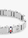 Tommy Hilfiger Men's Screw Down Links Bracelet, Silver