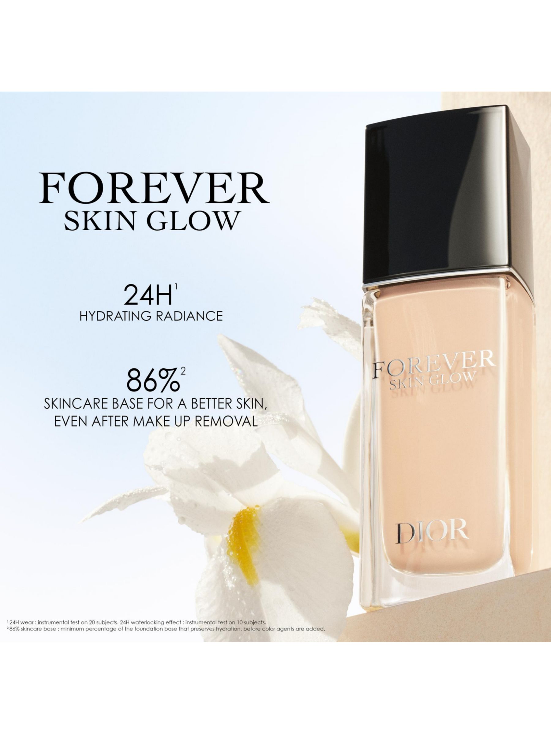 DIOR Forever Skin Glow Foundation, 2N at John Lewis & Partners
