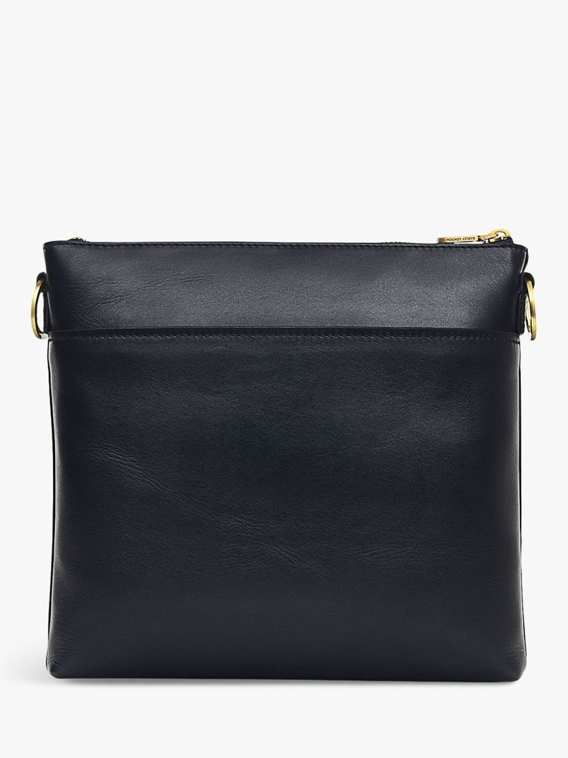 Radley Pockets 2.0 Medium Leather Cross Body Bag, Black, One Size