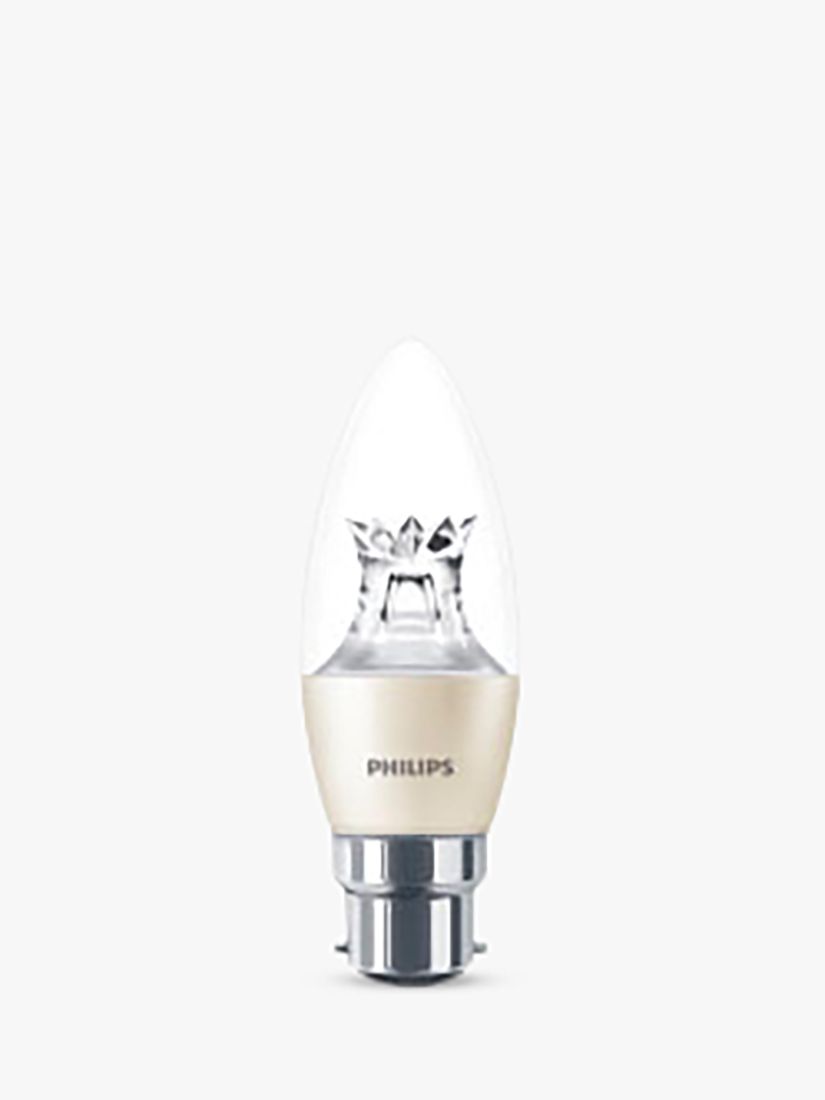 Photo of Philips master 25w b22 led dimmable candle bulb clear