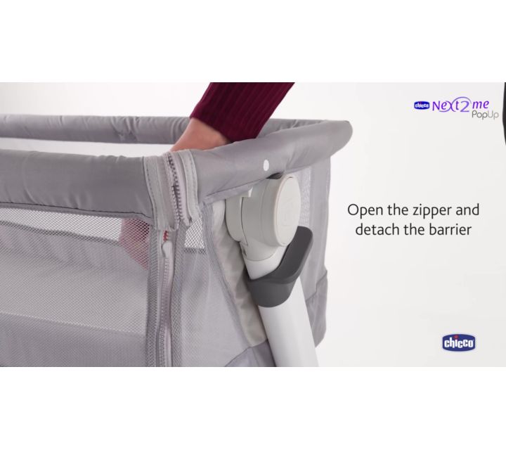 Chicco Next 2 Me Pop Up Bedside and Travel Crib, Atmosphere