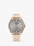 Tommy Hilfiger 1782482 Women's Emma Bracelet Strap Watch, Gold/Grey