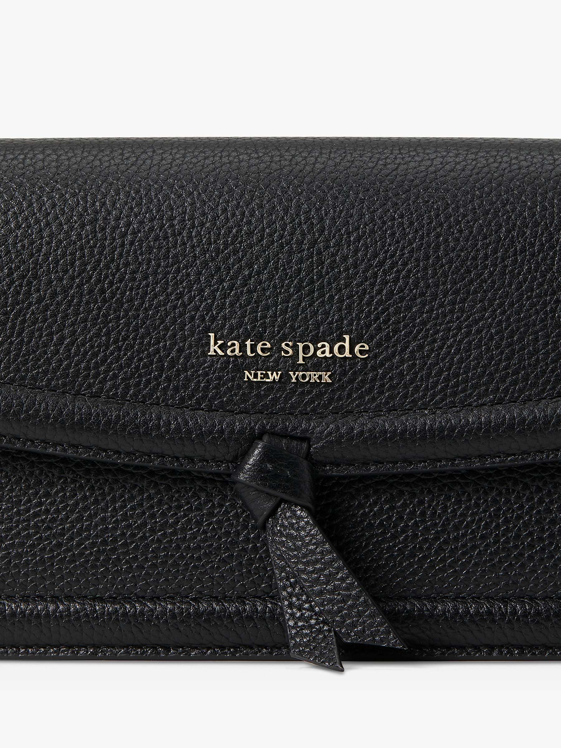 Buy kate spade new york Knott Leather Chain Cross Body Bag Online at johnlewis.com