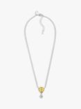 Eclectica Pre-Loved Swarovski Crystals Drop Pendant Necklace