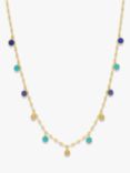 Lola Rose Curio Sunray Chain Necklace, Gold