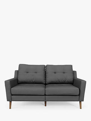 Sofi 'Sofa in a Box' Small 2 Seater Sofa, Dark Leg, Charcoal Grey